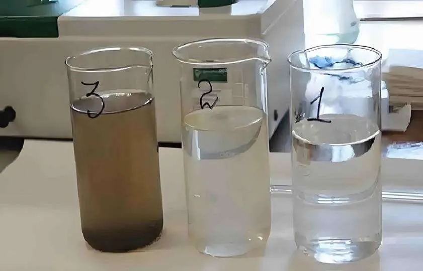 Turbidez en el tratamiento del agua